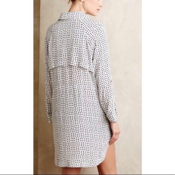 NWT Anthropologie Cartonnier Trench Shirt Dress/Jacket L - Picture 2 of 4